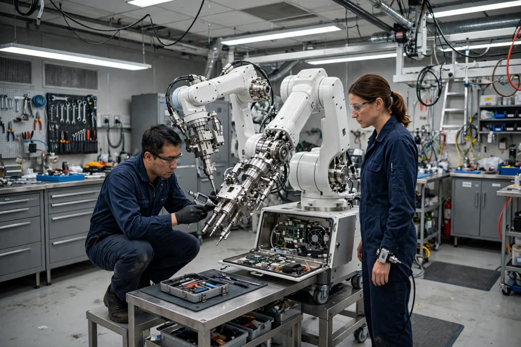 Advanced healthcare technology requires skilled human oversight.