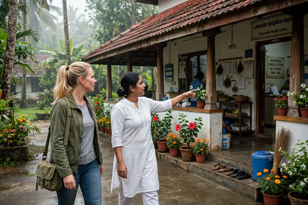 clean ayurvedic entrance - TraveCure